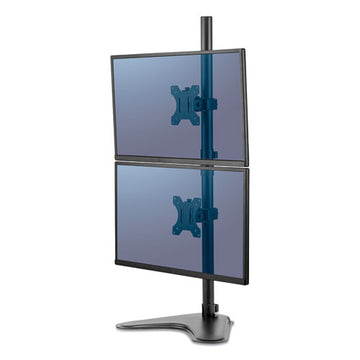 Fellowes® Professional Series Freestanding Dual Stacking Monitor Arm, For 32" Monitors, 15.3" X 35.5" X 11", Black, Supports 17 Lb freeshipping - TVN Wholesale